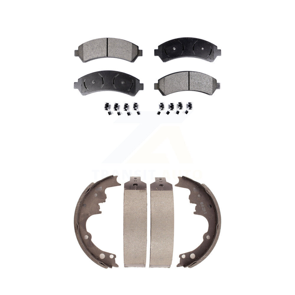[Avant + Arrière] Kit de plaquette (céramique) de frein pour Chevrolet S10 Blazer GMC Jimmy 4WD KTN-100139
