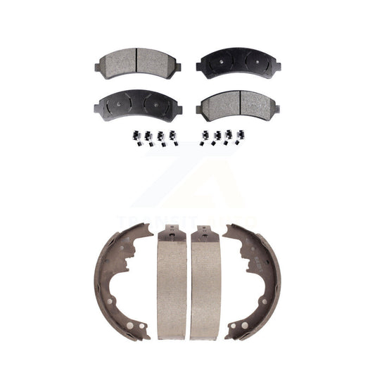 [Avant + Arrière] Kit de plaquette (céramique) de frein pour Chevrolet S10 Blazer GMC Jimmy 4WD KTN-100139