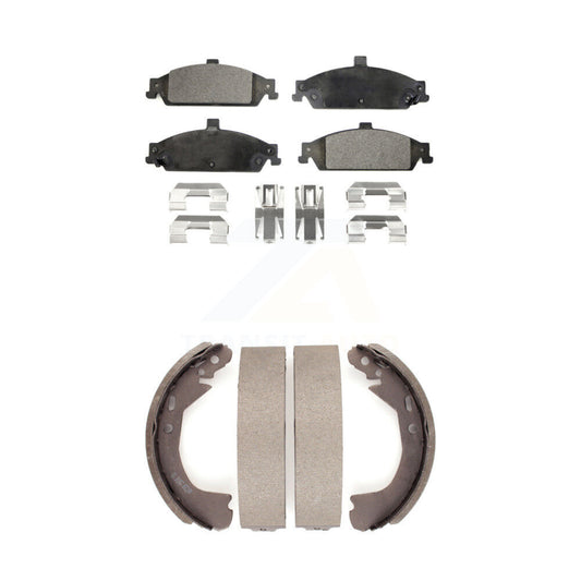 [Avant + Arrière] Kit de plaquette (céramique) de frein pour Chevrolet Pontiac Grand Am Malibu Classic Oldsmobile Alero Cutlass KTN-100140