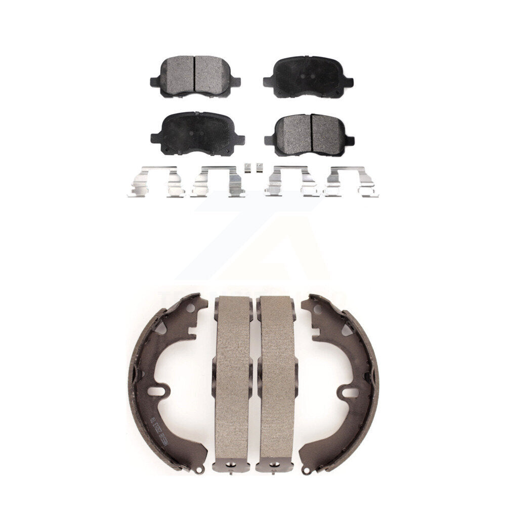 [Avant + Arrière] Kit de plaquette (céramique) de frein pour Toyota Corolla KTN-100141
