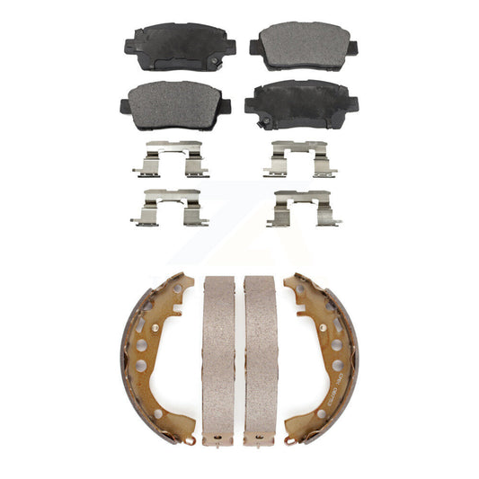 [Avant + Arrière] Kit de plaquette (céramique) de frein pour Toyota Prius Scion xB xA Celica KTN-100156