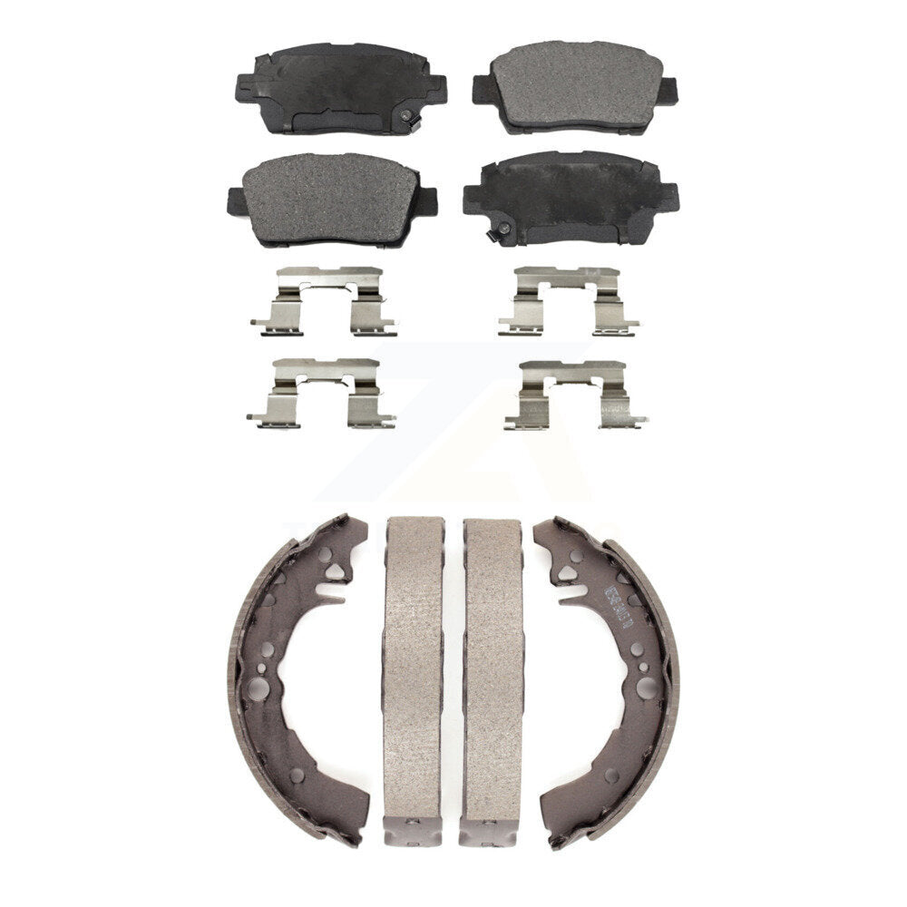 [Avant + Arrière] Kit de plaquette (céramique) de frein pour 2001-2005 Toyota Echo KTN-100157