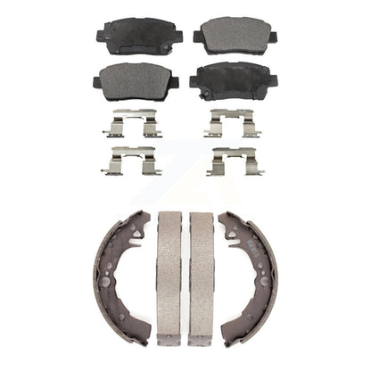 [Avant + Arrière] Kit de plaquette (céramique) de frein pour 2001-2005 Toyota Echo KTN-100157