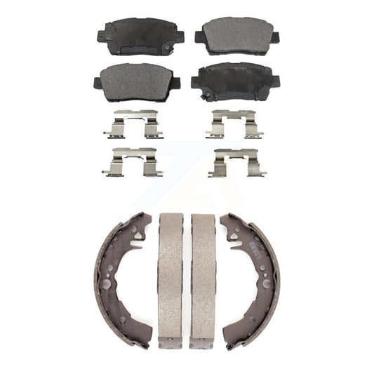 [Avant + Arrière] Kit de plaquette (céramique) de frein pour 2001-2005 Toyota Echo KTN-100157