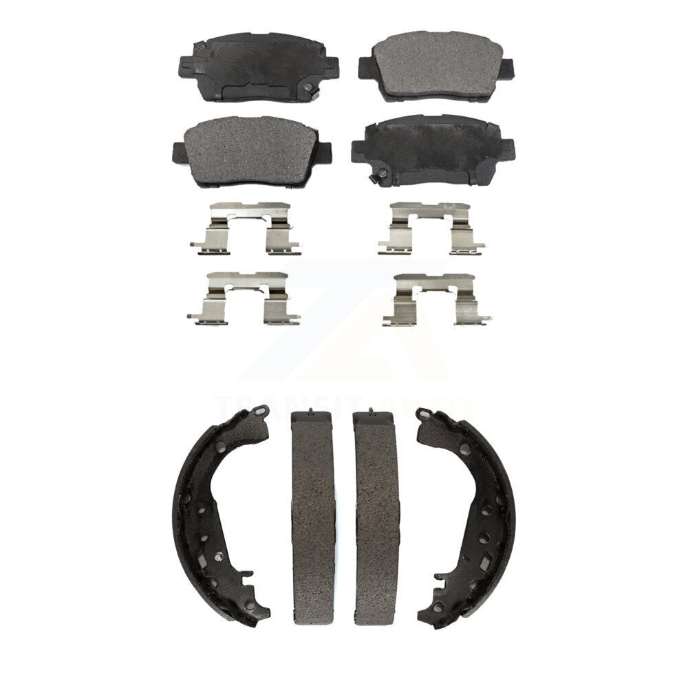 [Avant + Arrière] Kit de plaquette (céramique) de frein pour 2009 Toyota Prius KTN-100158