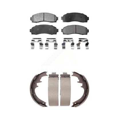 [Avant + Arrière] Kit de plaquette (céramique) de frein pour Ford Ranger Mazda B2300 B3000 B4000 avec 10" Diameter KTN-100161