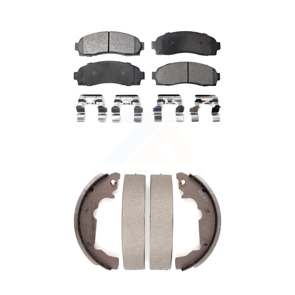 [Avant + Arrière] Kit de plaquette (céramique) de frein pour Saturn Vue Chevrolet Equinox Pontiac Torrent KTN-100163