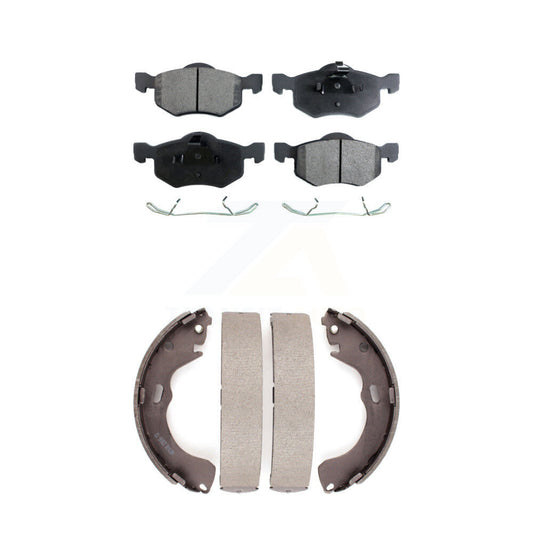 [Avant + Arrière] Kit de plaquette (céramique) de frein pour Ford Escape Mazda Tribute Mercury Mariner KTN-100167