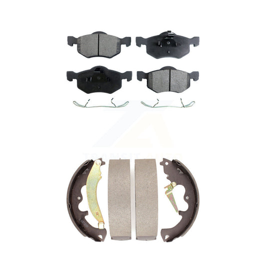 [Avant + Arrière] Kit de plaquette (céramique) de frein pour 2007 Ford Escape Mercury Mariner From 01/08/07 rear brakes KTN-100168