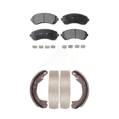 [Avant + Arrière] Kit de plaquette (céramique) de frein pour 2002-2004 Chevrolet Venture Pontiac Montana Oldsmobile Silhouette AWD KTN-100169