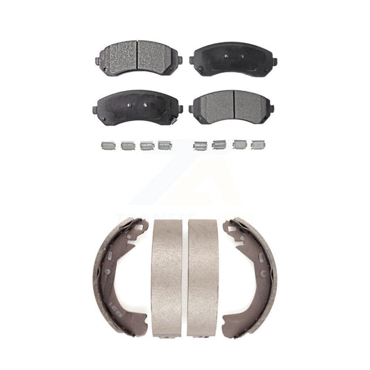 [Avant + Arrière] Kit de plaquette (céramique) de frein pour 2002-2004 Chevrolet Venture Pontiac Montana Oldsmobile Silhouette AWD KTN-100169