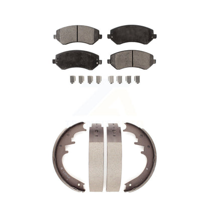 [Avant + Arrière] Kit de plaquette (céramique) de frein pour 2002 Jeep Liberty KTN-100174