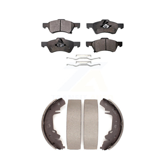 [Avant + Arrière] Kit de plaquette (céramique) de frein pour Dodge Chrysler Town & Country Grand Caravan Voyager KTN-100175