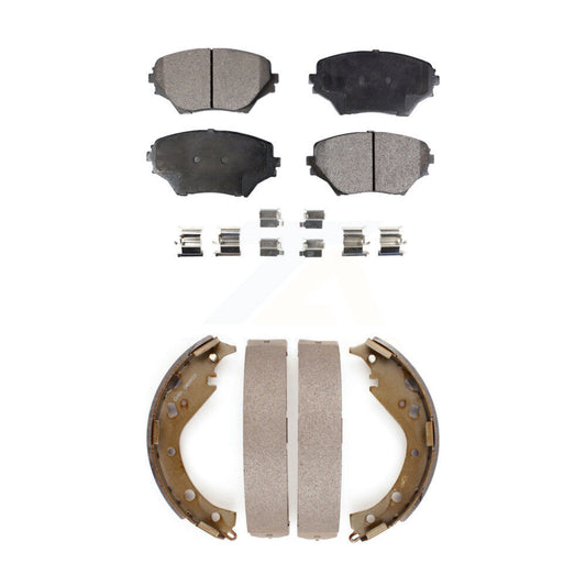 [Avant + Arrière] Kit de plaquette (céramique) de frein pour 2003-2005 Toyota RAV4 KTN-100178