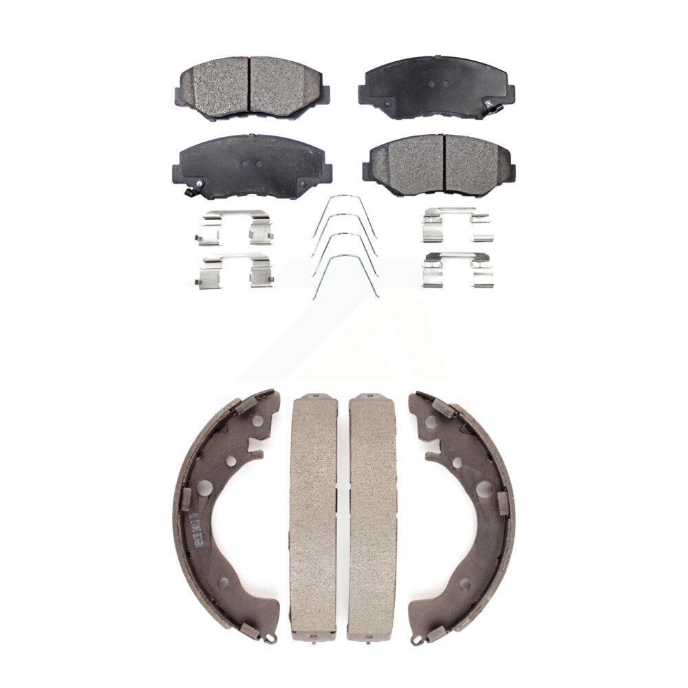 [Avant + Arrière] Kit de plaquette (céramique) de frein pour Honda Civic KTN-100198