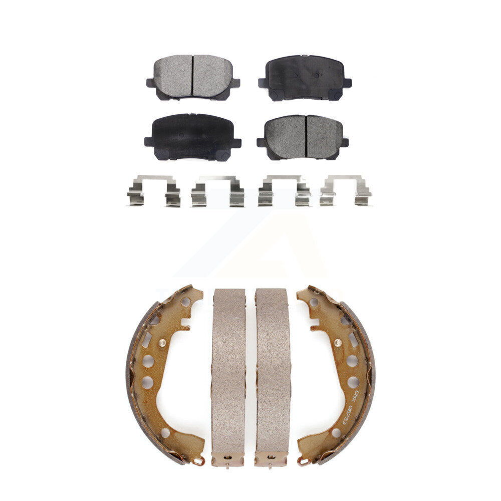 [Avant + Arrière] Kit de plaquette (céramique) de frein pour Toyota Corolla KTN-100199