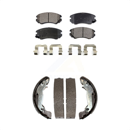 [Avant + Arrière] Kit de plaquette (céramique) de frein pour Hyundai Elantra KTN-100203 par Transit Auto