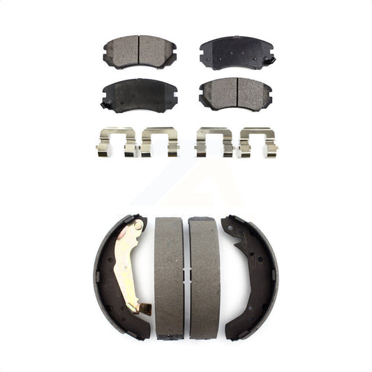 [Avant + Arrière] Kit de plaquette (céramique) de frein pour Kia Magentis KTN-100204 par Transit Auto