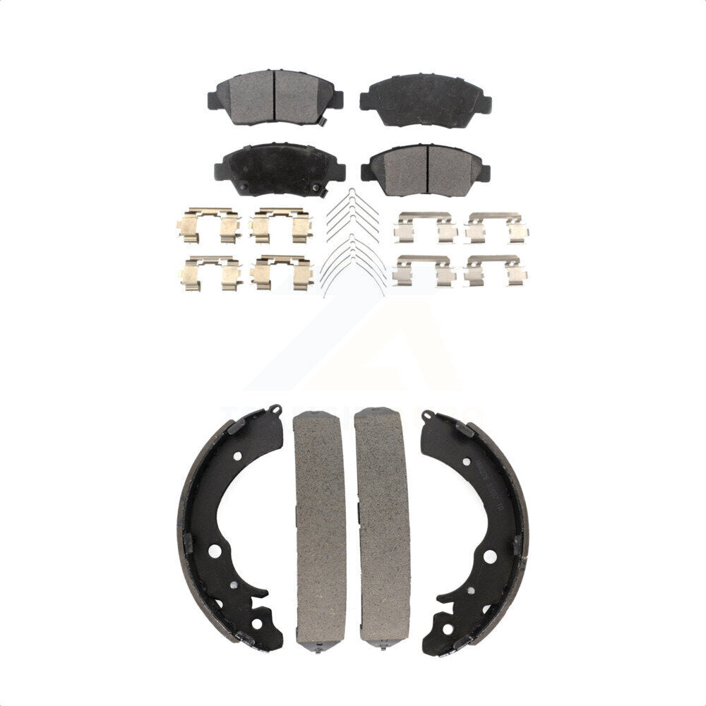 [Avant + Arrière] Kit de plaquette (céramique) de frein pour Honda Civic KTN-100210 par Transit Auto