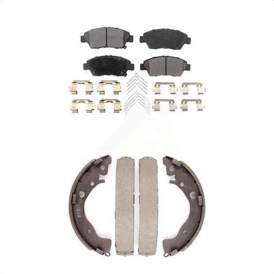 [Avant + Arrière] Kit de plaquette (céramique) de frein pour Honda Fit Civic KTN-100211 par Transit Auto