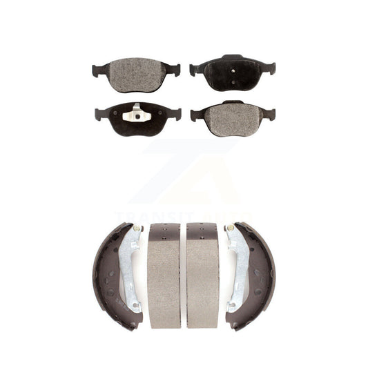 [Avant + Arrière] Kit de plaquette (céramique) de frein pour 2010-2013 Ford Connect KTN-100217