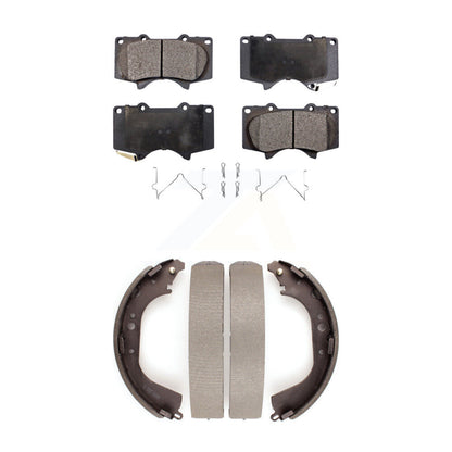 [Avant + Arrière] Kit de plaquette (céramique) de frein pour 2000-2002 Toyota Tundra 5.3" Plate longueur KTN-100218