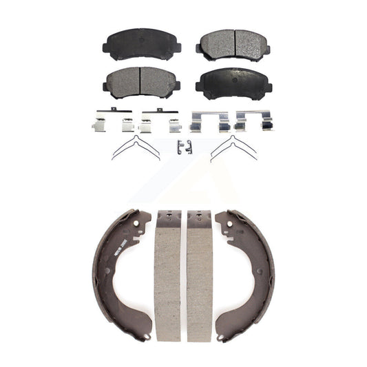 [Avant + Arrière] Kit de plaquette (céramique) de frein pour 2007-2012 Nissan Sentra SE-R Spec V KTN-100226