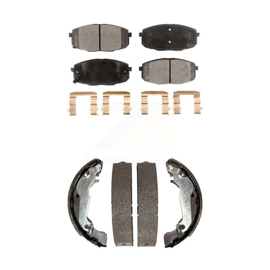 [Avant + Arrière] Kit de plaquette (céramique) de frein pour 2009 Hyundai Elantra Touring KTN-100227