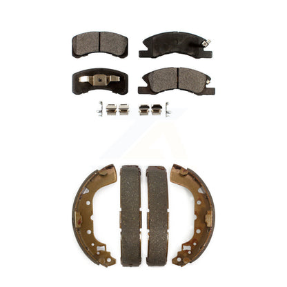 [Avant + Arrière] Kit de plaquette (céramique) de frein pour 2014-2015 Mitsubishi Mirage KTN-100228