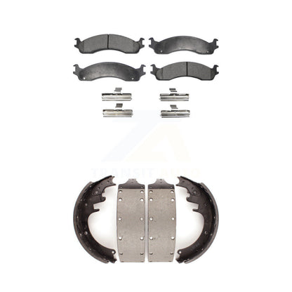[Avant + Arrière] Kit de plaquette (céramique) de frein pour 1999 Dodge Ram 3500 Van avec 13" x 3-1 2" taille KTN-100233