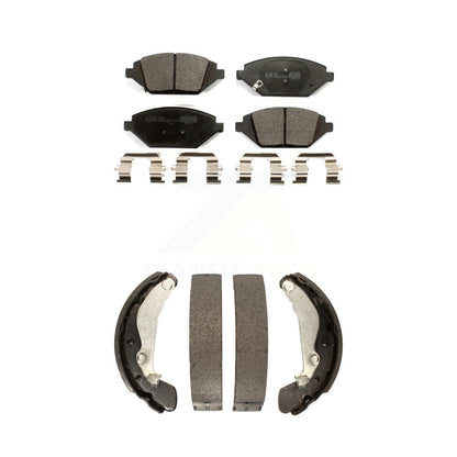 [Avant + Arrière] Kit de plaquette (céramique) de frein pour 2016-2021 Chevrolet Spark KTN-100243