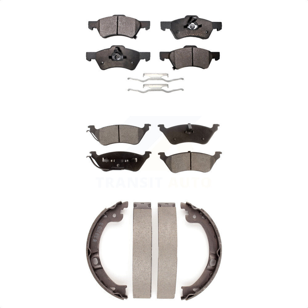 [Avant + Arrière] Kit de plaquette (céramique) de frein pour Dodge Grand Caravan Chrysler Town & Country Voyager KTN-100519
