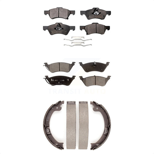 [Avant + Arrière] Kit de plaquette (céramique) de frein pour Dodge Grand Caravan Chrysler Town & Country Voyager KTN-100519