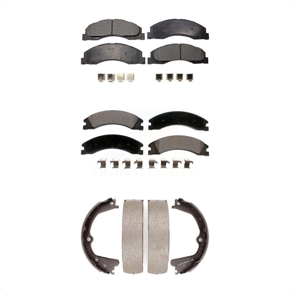 [Avant + Arrière] Kit de plaquette (céramique) de frein pour Ford E-450 Super Duty KTN-100523