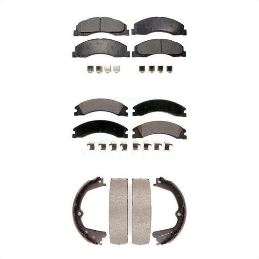[Avant + Arrière] Kit de plaquette (céramique) de frein pour Ford E-450 Super Duty KTN-100523