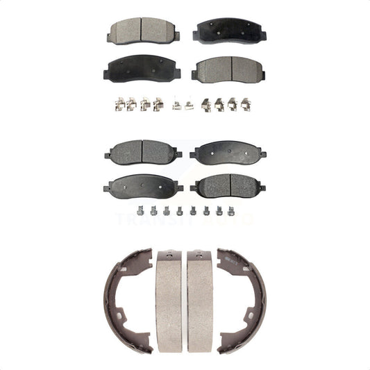 [Avant + Arrière] Kit de plaquette (céramique) de frein pour 2005-2007 Ford F-250 Super Duty F-350 KTN-100524