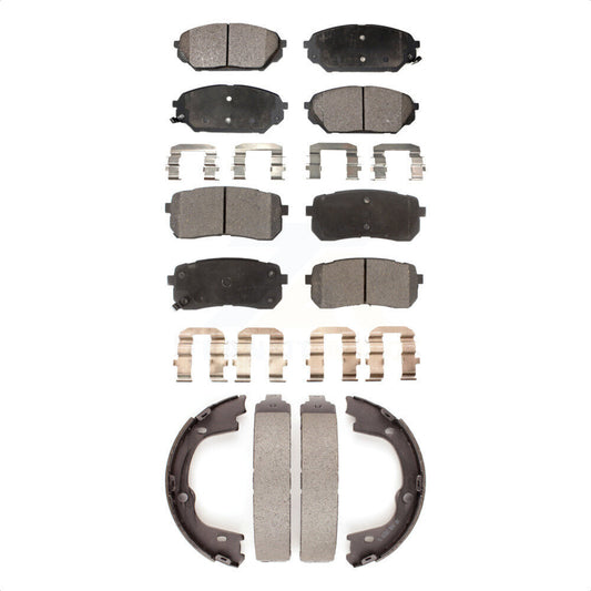 [Avant + Arrière] Kit de plaquette (céramique) de frein pour 2007-2012 Hyundai Veracruz KTN-100526
