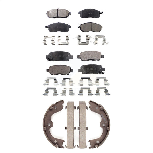 [Avant + Arrière] Kit de plaquette (céramique) de frein pour Nissan Altima Infiniti G35 350Z INFINITI KTN-100533