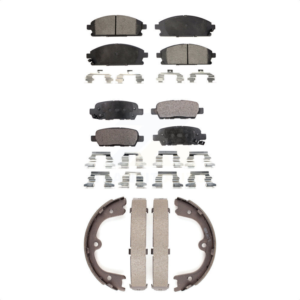 [Avant + Arrière] Kit de plaquette (céramique) de frein pour 2006-2009 Nissan Quest KTN-100534