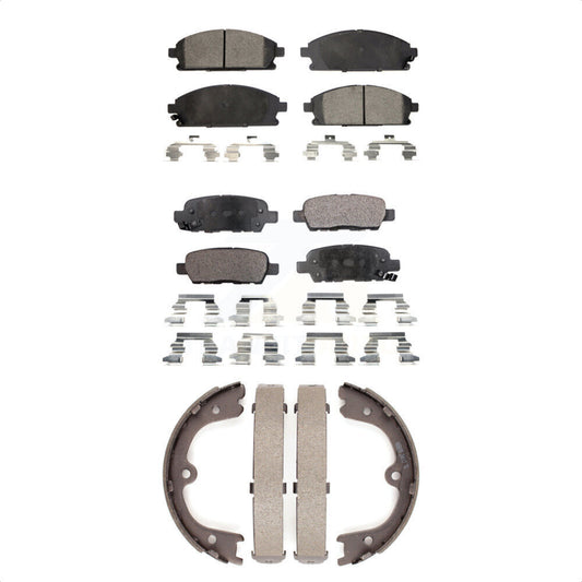 [Avant + Arrière] Kit de plaquette (céramique) de frein pour 2006-2009 Nissan Quest KTN-100534