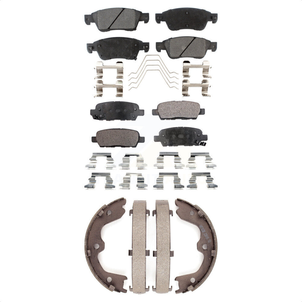 [Avant + Arrière] Kit de plaquette (céramique) de frein pour INFINITI G37 G35 Q60 KTN-100535