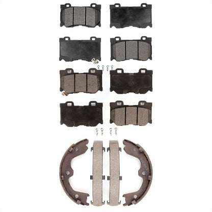[Avant + Arrière] Kit de plaquette (céramique) de frein pour INFINITI G37 Nissan 370Z Q60 Z KTN-100536