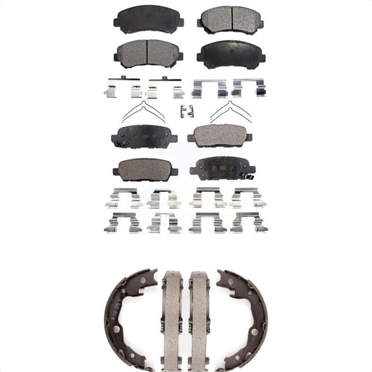 [Avant + Arrière] Kit de plaquette (céramique) de frein pour Nissan Rogue Sentra Juke Select KTN-100537