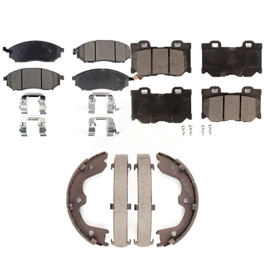 [Avant et Arrière] Plaquette de frein pour Nissan 370Z With Dual Piston Caliper KTN-100541