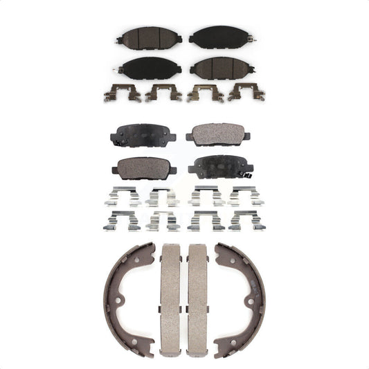 [Avant + Arrière] Kit de plaquette (céramique) de frein pour Nissan Pathfinder Infiniti JX35 QX60 INFINITI KTN-100542