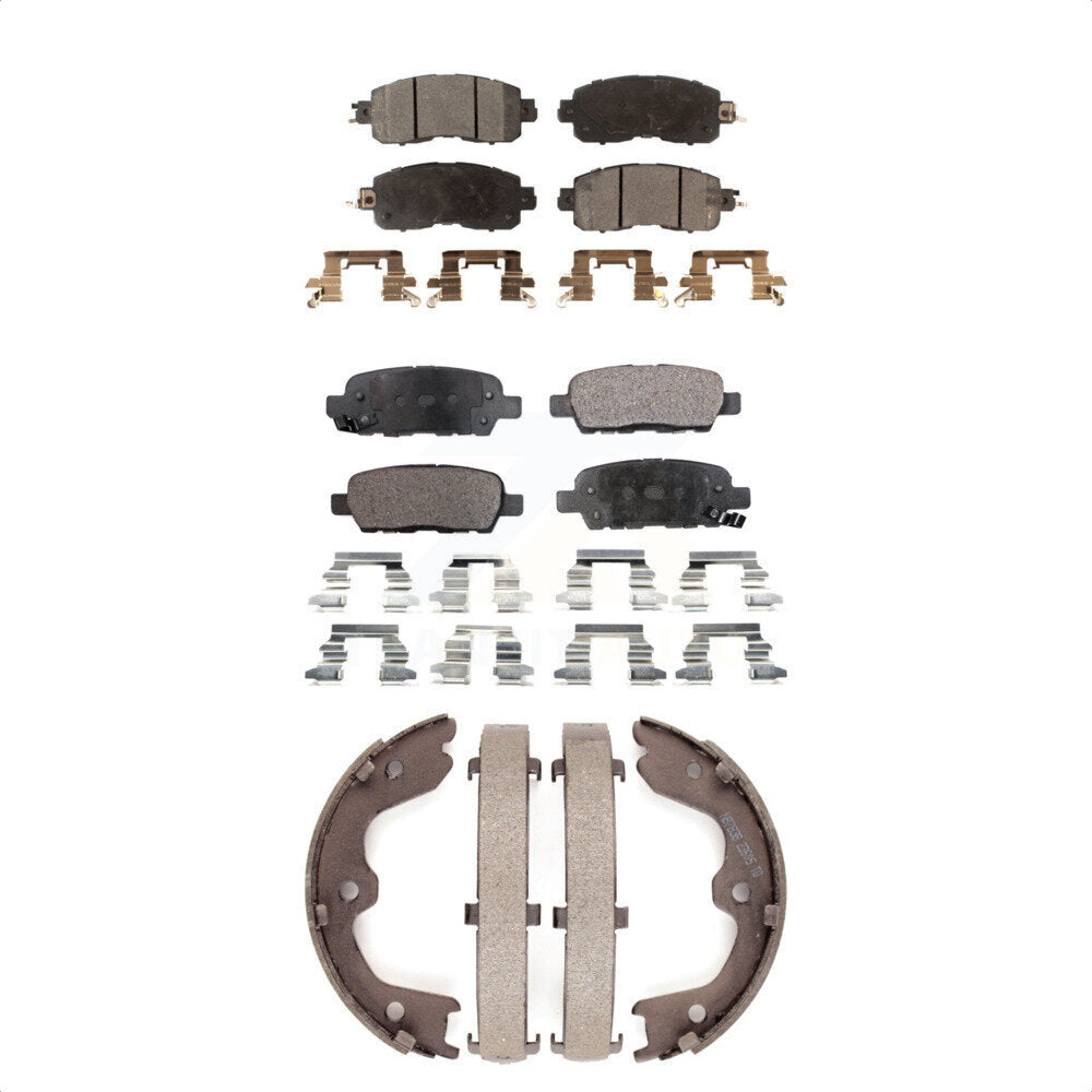 [Avant + Arrière] Kit de plaquette (céramique) de frein pour Nissan Altima KTN-100544