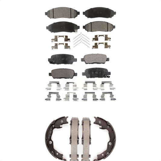 [Avant + Arrière] Kit de plaquette (céramique) de frein pour 2011-2013 Nissan LEAF KTN-100545