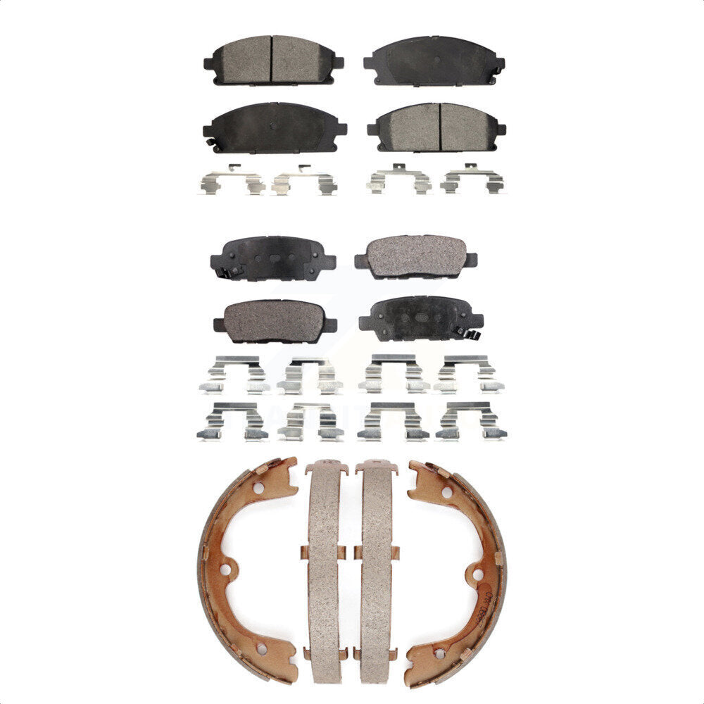 [Avant + Arrière] Kit de plaquette (céramique) de frein pour 2004-2005 Nissan Quest KTN-100546
