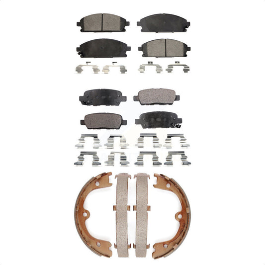[Avant + Arrière] Kit de plaquette (céramique) de frein pour 2004-2005 Nissan Quest KTN-100546