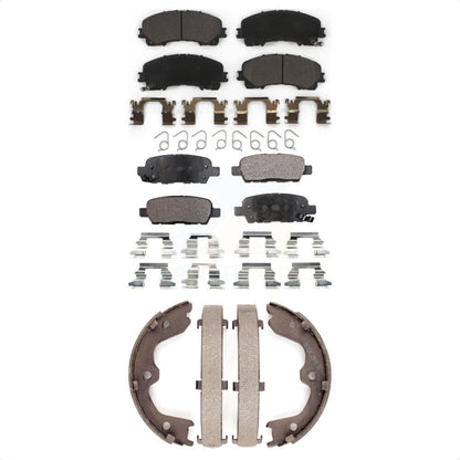 [Avant + Arrière] Kit de plaquette (céramique) de frein pour 2016-2017 INFINITI QX50 KTN-100548